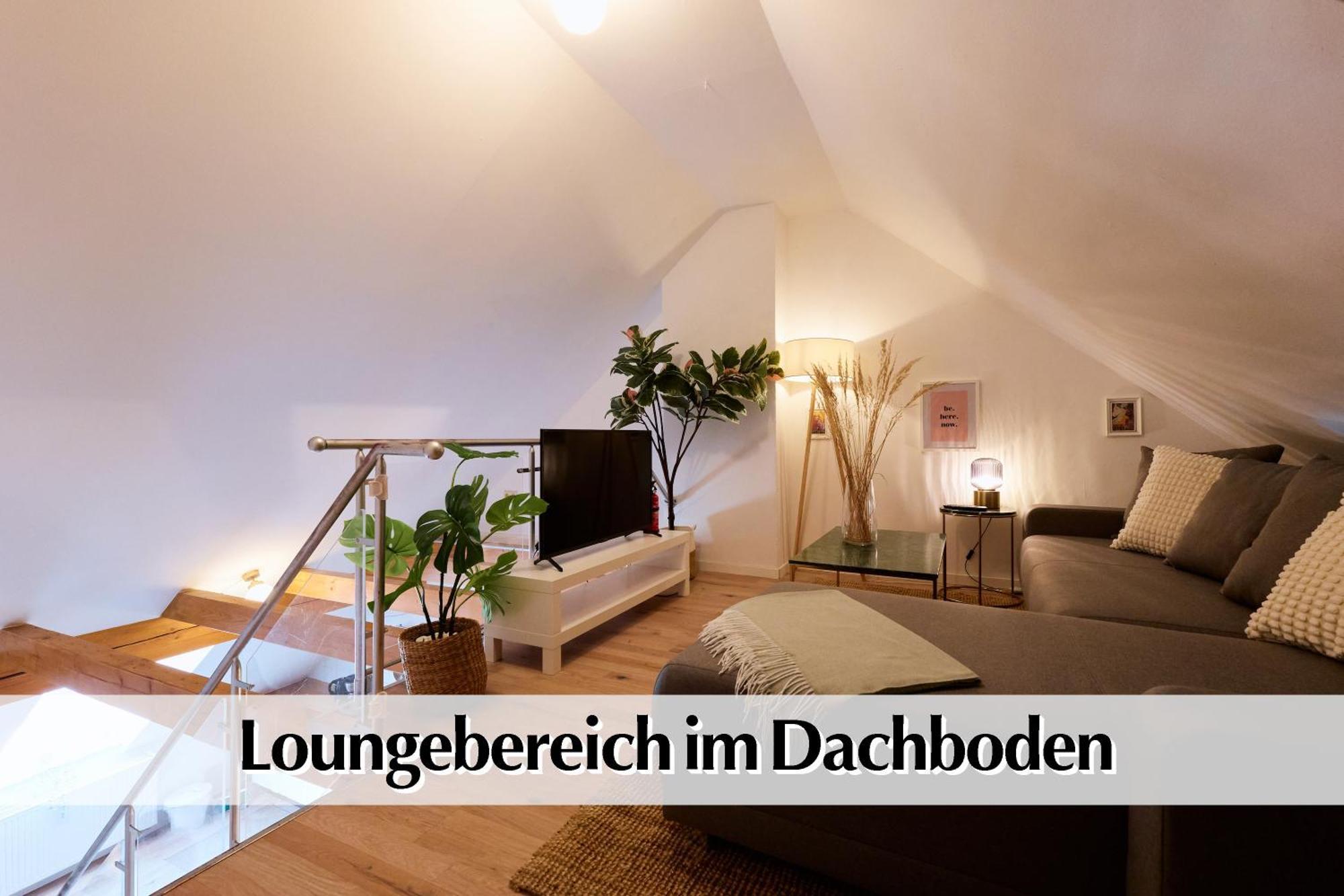 Helle 72Qm Maisonette Wohnung Im Herzen Erfurts Mit Kingsize Bett, Smart-Tv, Etc Luaran gambar